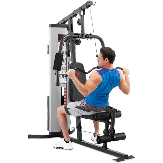 Multifunction Steel Home Gym 150lb Weight Stack Machine